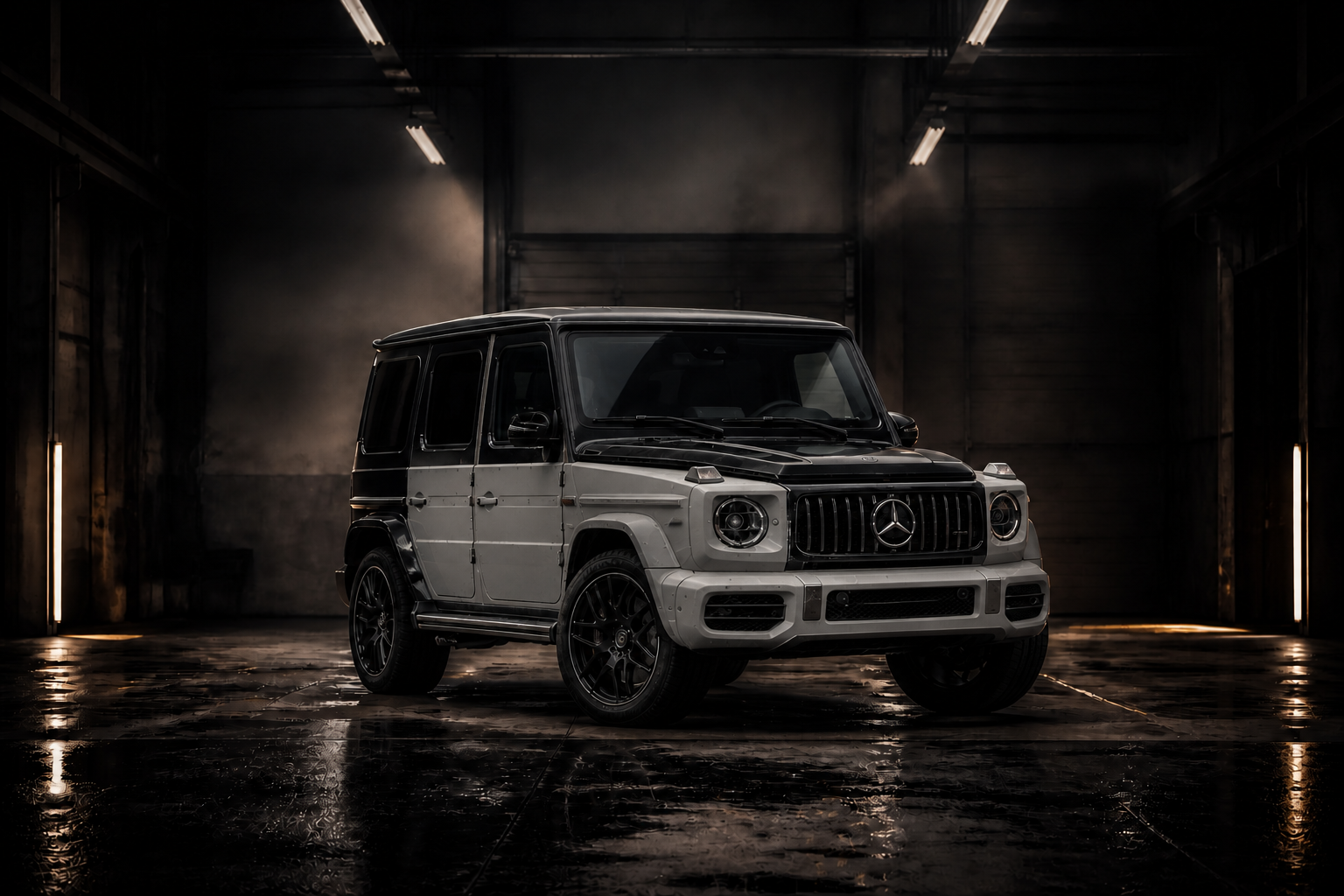 Mercedes G-Class с восстановленными панелями в грунте