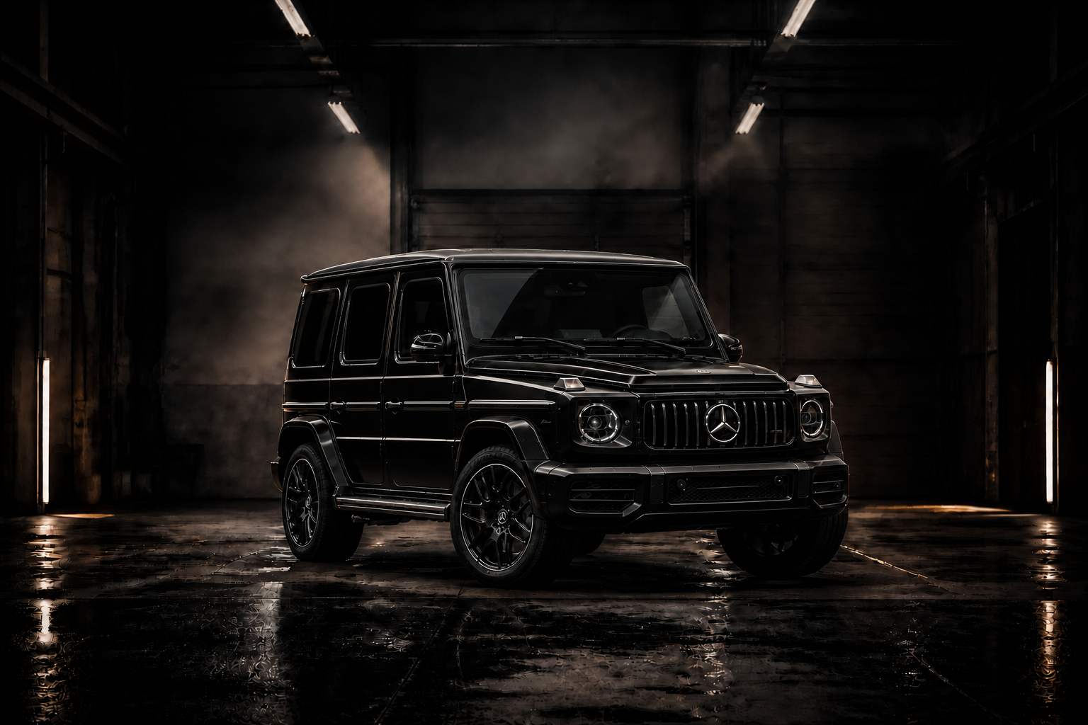 Отполированный Mercedes G-Class после ремонта